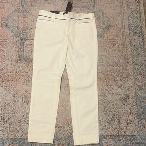 Banana Republic White Dress Pants Classic Straight Leg